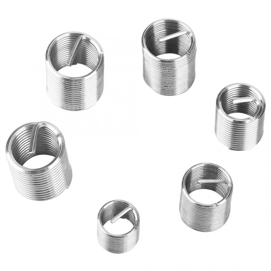 screw thread repair 50pcs M8-M12 Fine Thread Stainless Steel Coiled Wire Helical Screw Thread Inserts Set stainless steel