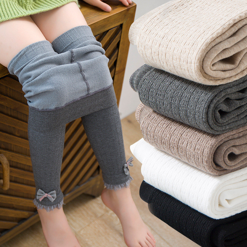 Leggings et pantalons chauds d'hiver pour filles, nouvelle Ins pour enfants de 2 à 11 ans,