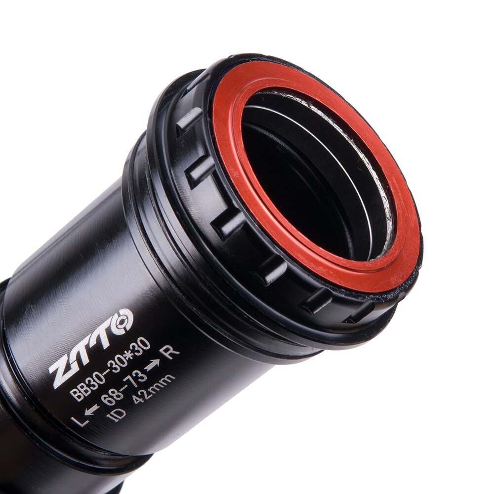 ZTTO 4 Lagerbier Fahrrad Tretlager BB30 30 Gewinde Drücken Unteren passen Halterung für BB30 (42x68/ 73mm) rahmen zu BB386 kurbelgarnitur