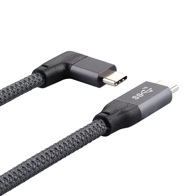 Usb-c til usb c kabel 100w strøm 5ft 90 grader typ... – Grandado