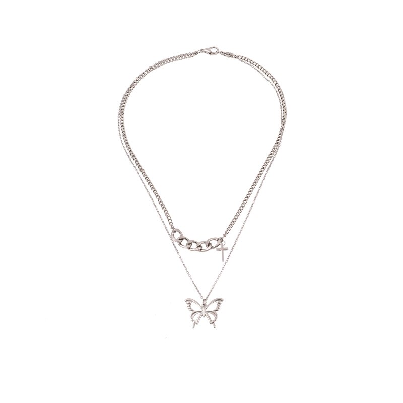 butterfly necklace clavicle chain goddessnecklace