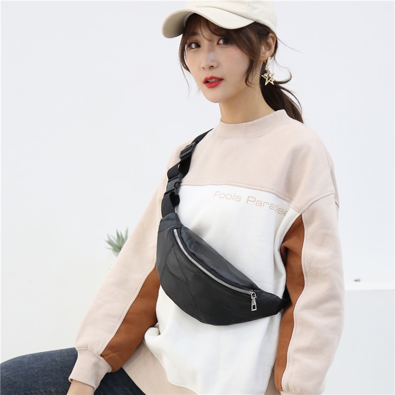Frauen fanny Pack Hologramm Taille Tasche PU Leder Strand Reise Banane Hüfte miserabel Postleitzahl Waistbags Gürtel Tasche für Mädchen