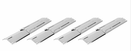 Gereinigd 4 Stuks Verstelbare Grill Warmte Plaat Shield Warmte Tent Vervangende Onderdelen Warmte Plaat Voor Bbq Gas Grill Camping tool: Xh00121