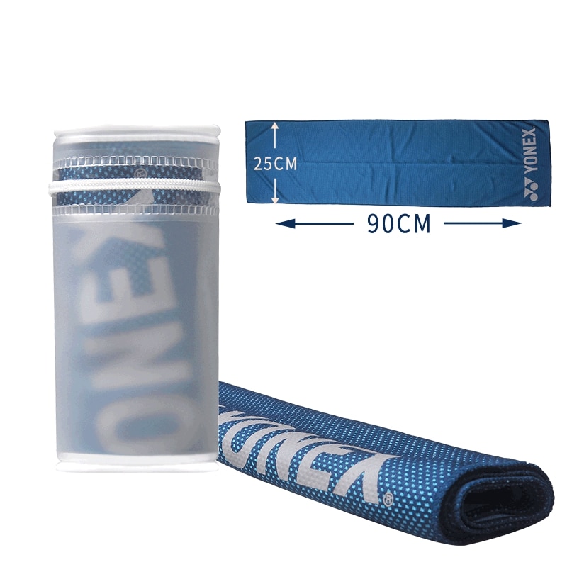 Yonex sport handtuch gym kalt gefühl männliche schnell trocknend basketball weibliche yoga schwimmen laufen schwitzen handgelenk handtuch 25*90cm