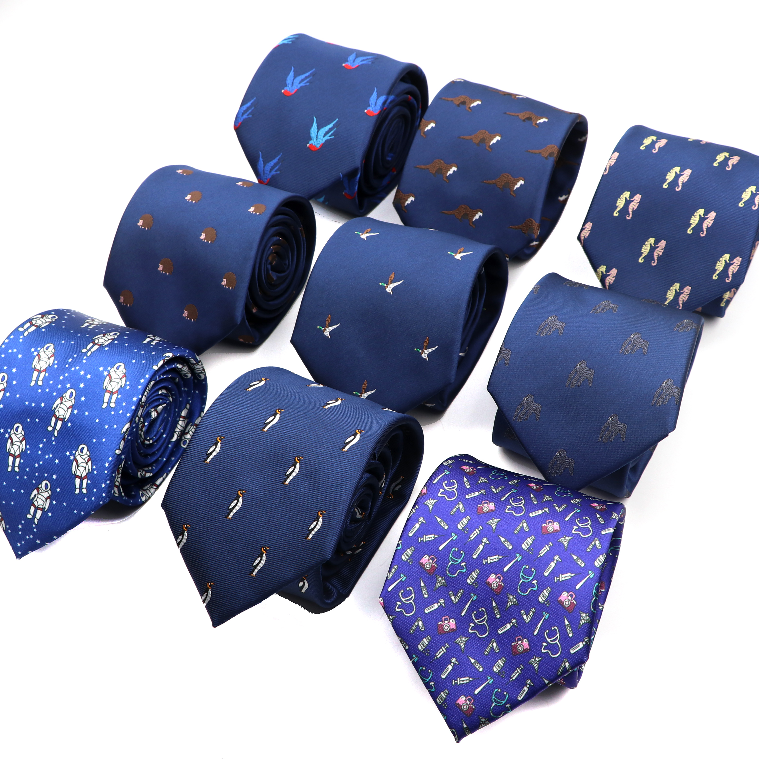 Klassieke 8Cm Toevallige Band Dier Patroon Mode Leuke Accessoires Voor Kleding Mannen Stropdas Huwelijkscadeau
