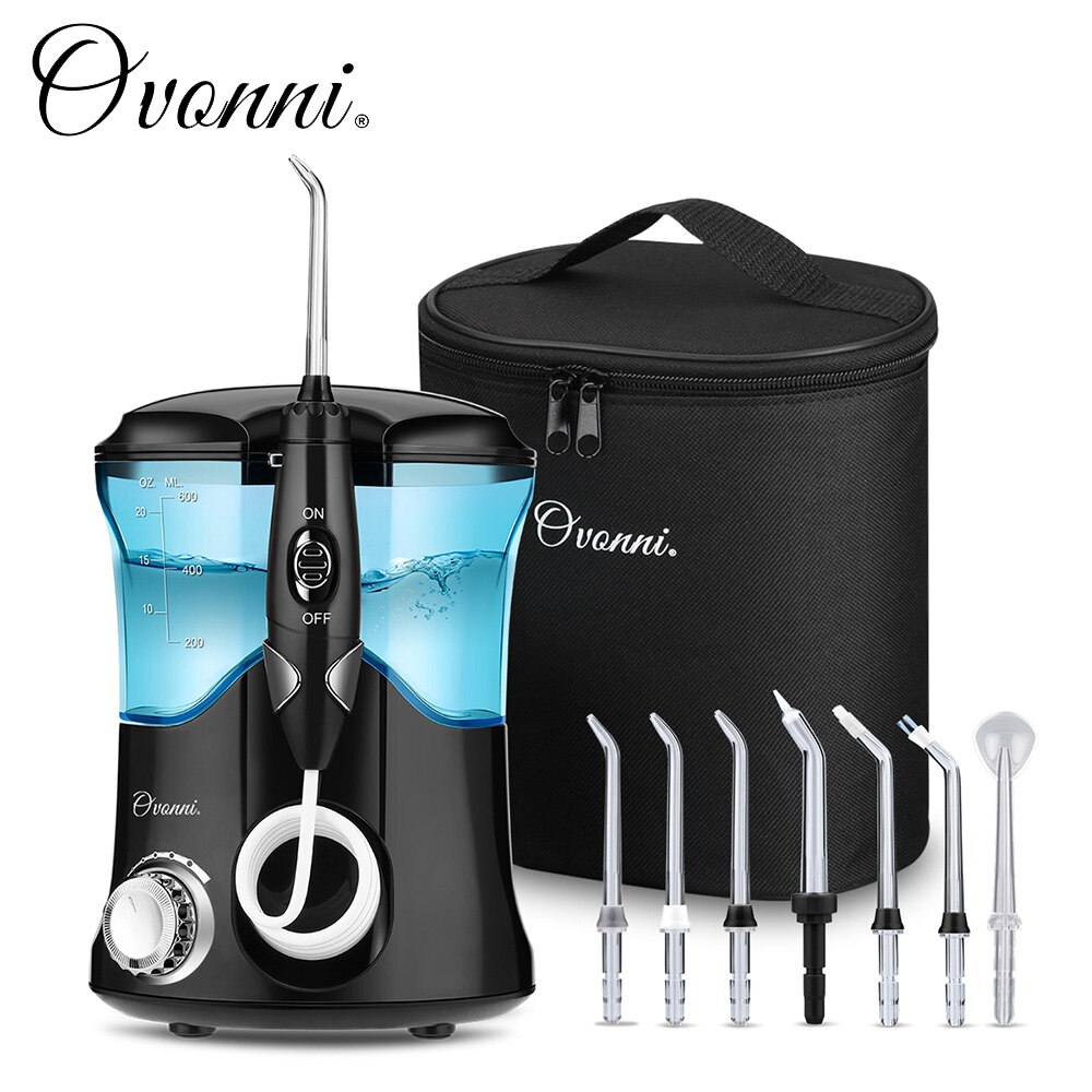 Oral Irrigator Water Flosser Portable Electric Dental waterpik 7 Jet tips 600ML Water Tank Tooth Care Teeth Cleaner Toothbrush: Default Title