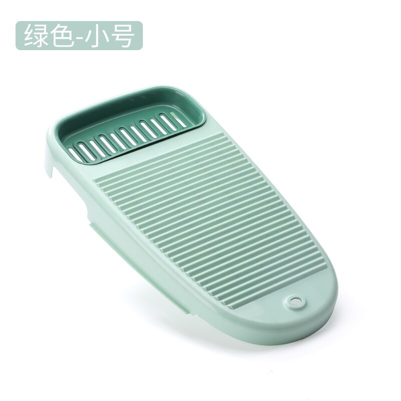 Washing Machine Washboard Portable Manual Washing Scrubbing Board Laundry Board Lavar Ropa A Mano Home Garden BJ50CY: green small