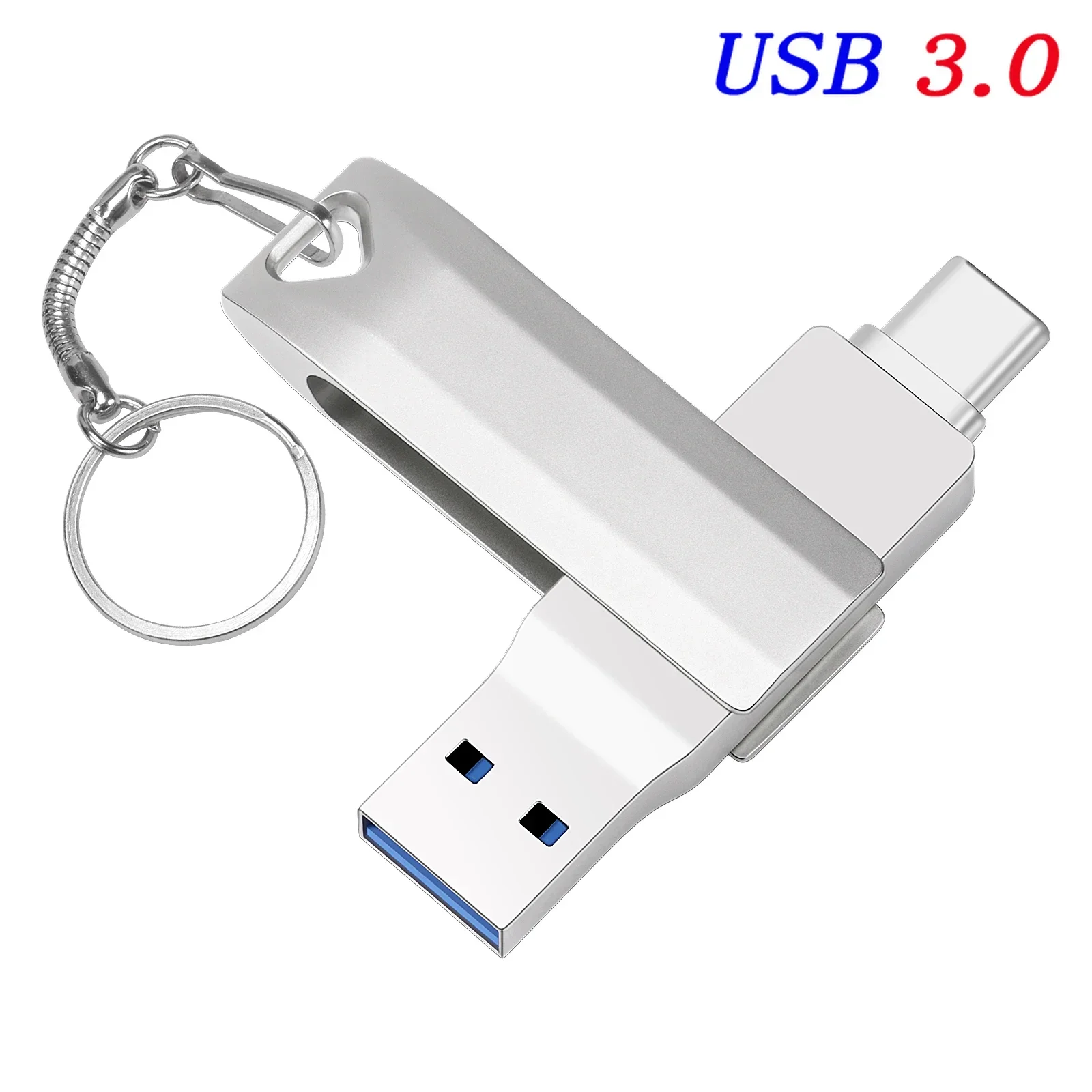 USB-C Flash Pen Drive 256GB TYPE-C USB 3.0 Flash Drive 128GB OTG Metalen Memory Stick 64GB USB3.0 Creatief cadeau Pendrive 32GB 16GB: 32GB