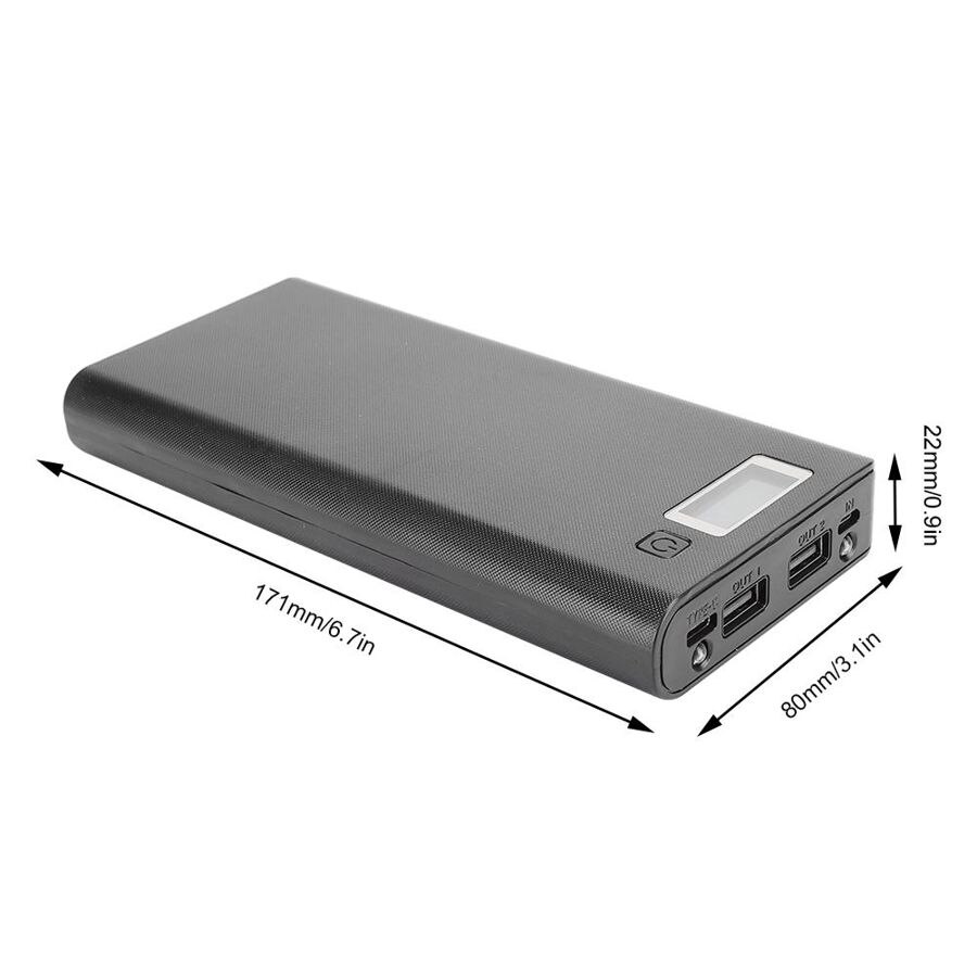 Powerbank Box 8X18650 Batterij Doos Draagbare Stroombron Geen Lassen Jacking Diy Power Bank Shell Kit Accessoire Poetable diy