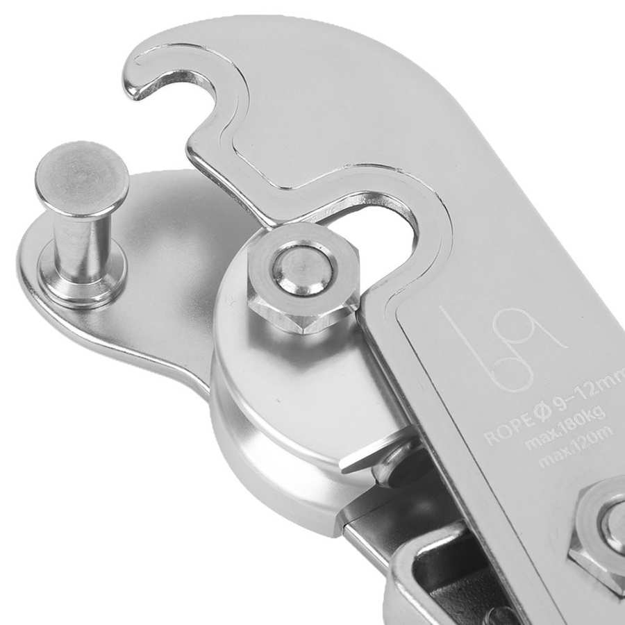 Climbing Descent Device Self-braking Stop Descender Gear Outdoor Climbing Caving Rappelling Abseiling Device Downhill Descender