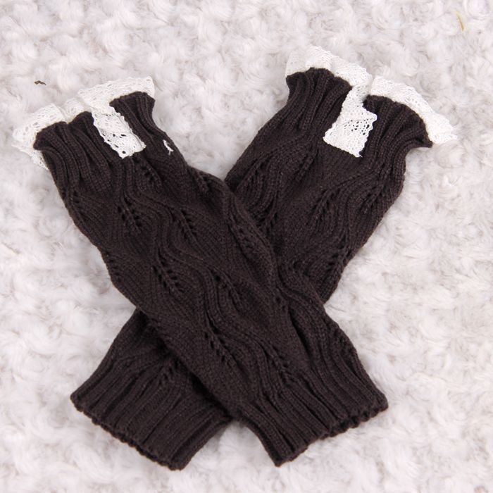 8 colours stijlen Kinderen breien opengewerkte Sok kant Beenwarmers met laarzen meisje winnaar Been Warmmer uit 7-12years: 1