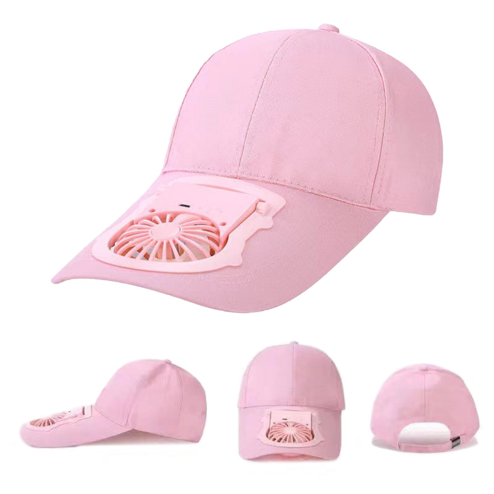 Summer Hat Fan USB Charging Breathable Sunscreen Solar Powered Fan Hat Summer Outdoor Camping Cooling Sport Hats