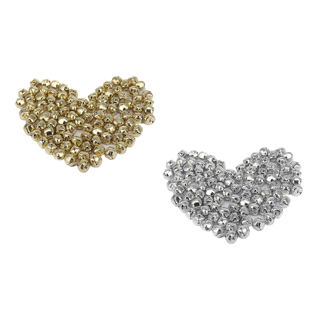 200x Jingle Bells Hanger Bevindingen Charms Wind Chime Voor Ambachten 6 Mm 15 Mm