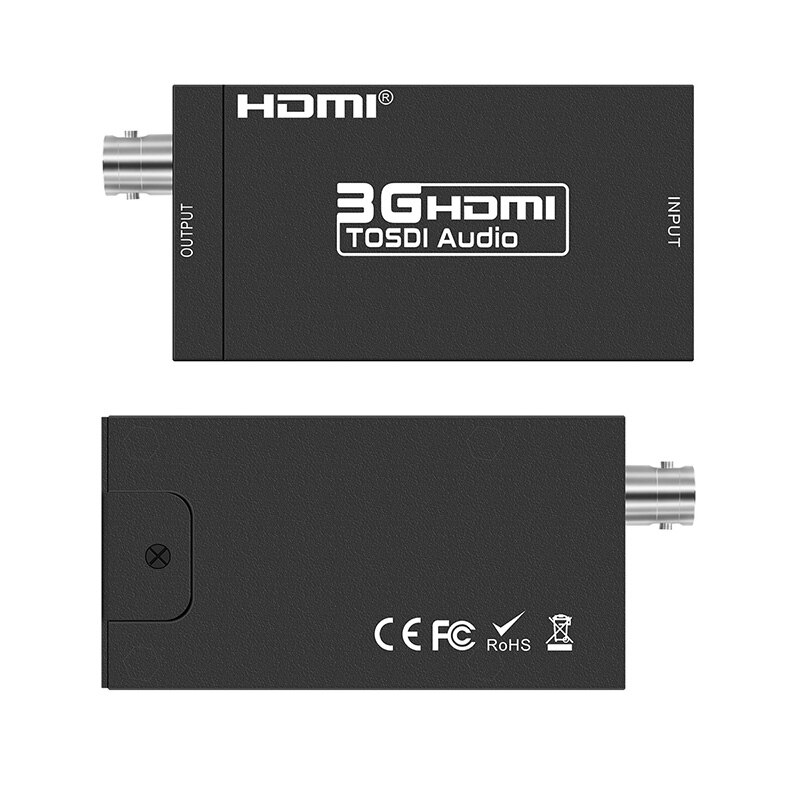 Mini 3G 1080P HDMI A SDI SD-SDI HD-SDI 3G-SDI HD Video Converter Con Adattatore di Alimentazione In Vendita Al Dettaglio di Cornici E Articoli Da Esposizione