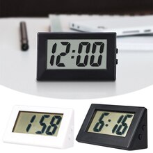 Mini Lcd Digital Uhr Schlafzimmer Einfache Kleine Elektronische Uhr Tragbare ändern Mann Große Wort Tabelle Schüler Prüfung Stumm Schreibtisch Uhr