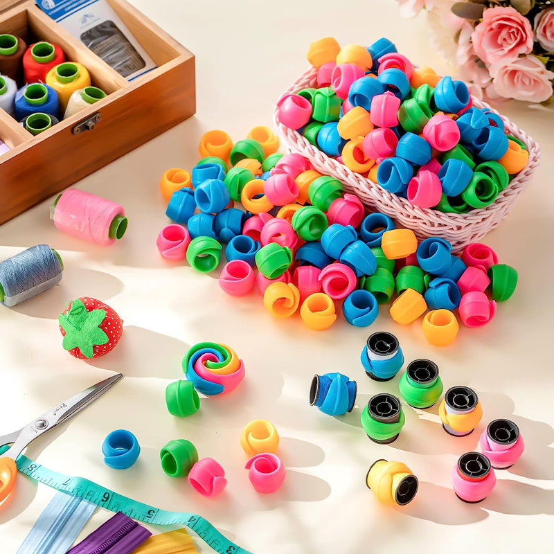 5-20Pcs Sewing Machine Thread Spool Savers Thread Spool Huggers Prevent Thread Tails Unwinding for Sewing Accessories