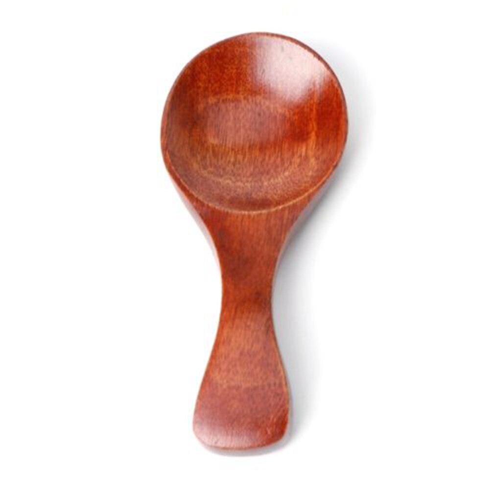 exquisit Leben Natürliche Holz Kleine Löffel Scoop Tee Honig Kaffee Würze Salz Zucker Löffel Baby Fütterung Geschirr Glatte: Braun