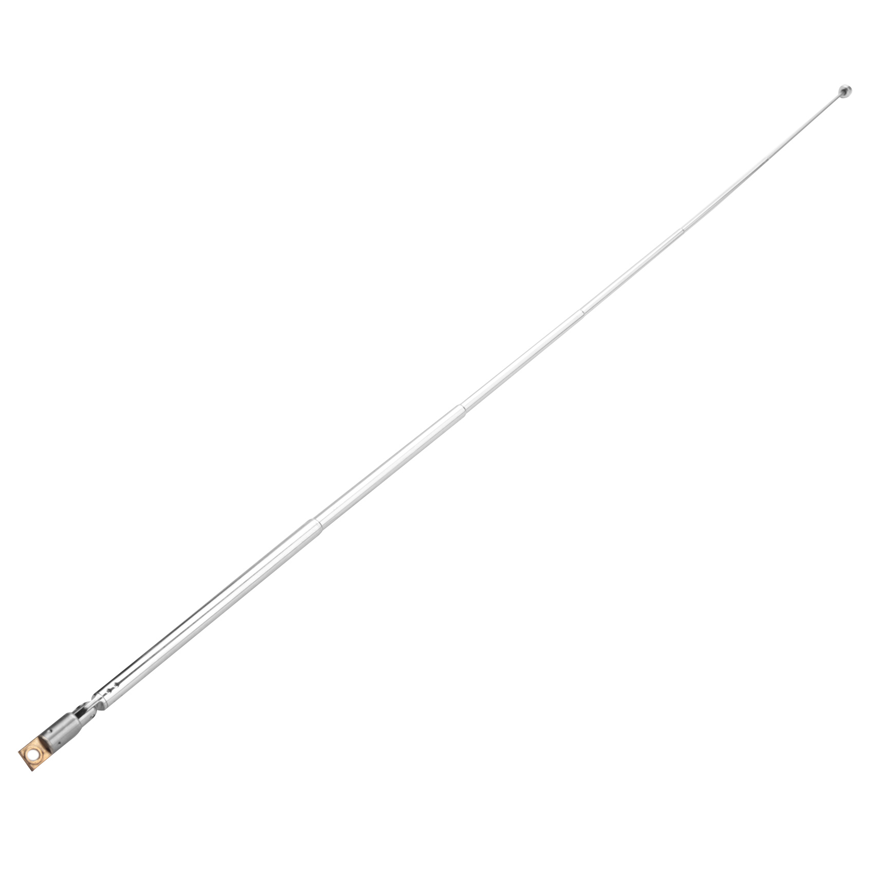 ABUOReplacement 49cm 19.3inch 6 Sections Telescopic Antenna Aerial for Radio TV