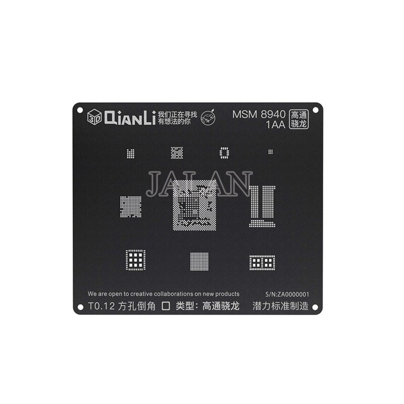 Qianli 3D Bga Reballing Stencil Plating Tin Reparatie Voor Android MSM8909 MSM8916 MSM8917 MSM8937 MSM8939 MSM8940 MSM8953: MSM 8940