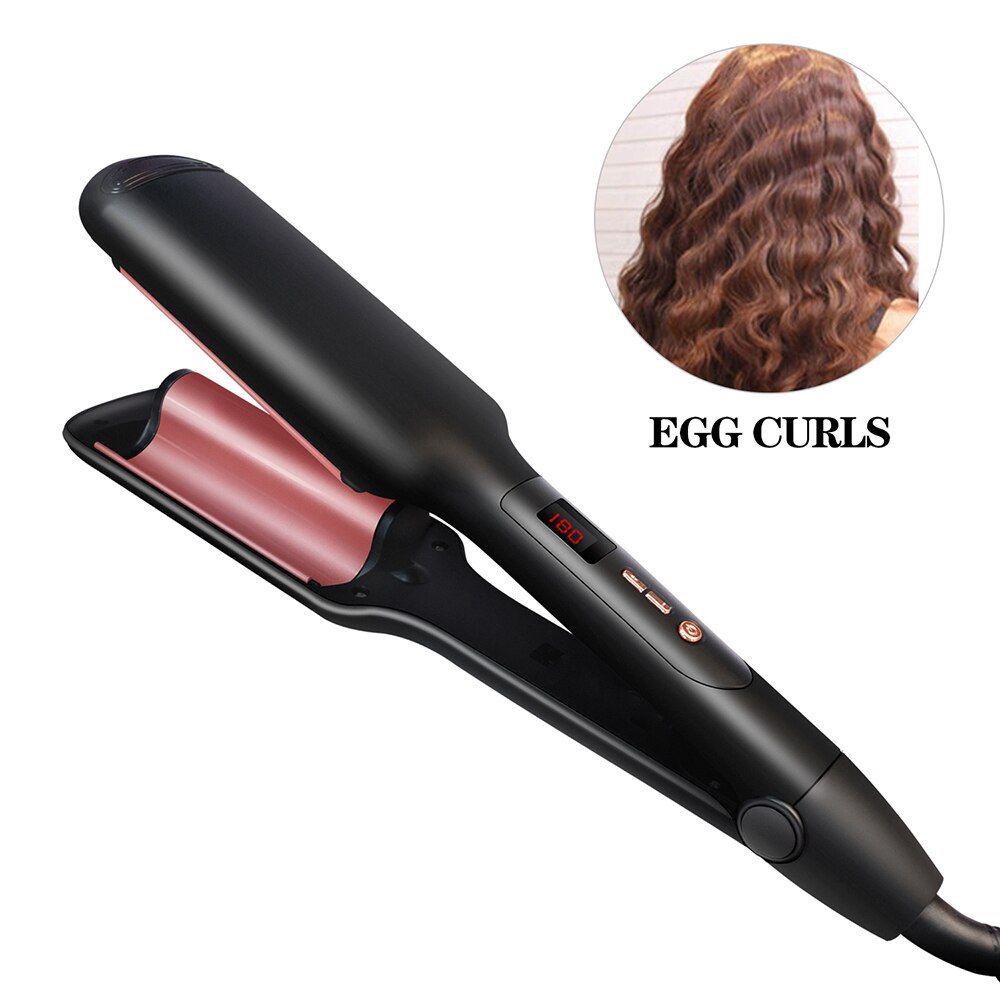 Fer à friser bigoudi cheveux vague fer à friser en céramique vague profonde ondulation cheveux bigoudi cheveux fer à sertir