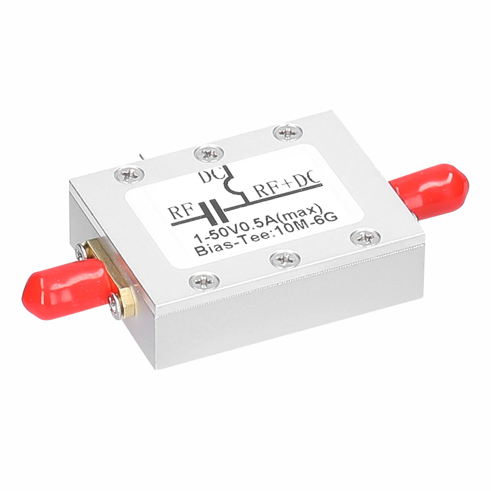 10MHz-6GHz High Frequency RF Biaser Blocker Coaxial Feed BiasTee Blocking Device