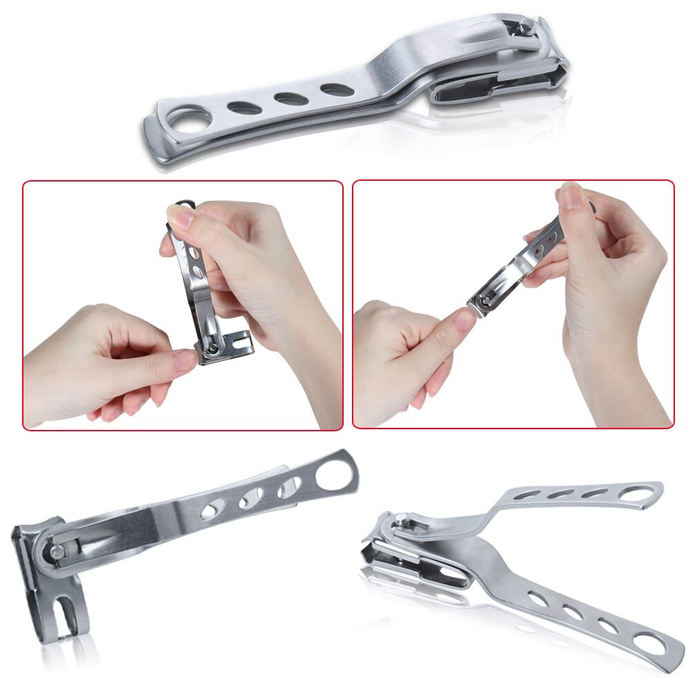 Stainless Steel Cuticle Nail Nipper Clipper Nail Art Manicure Pedicure Care Trim Plier Cutter Beauty Nail Tools: Clippers A