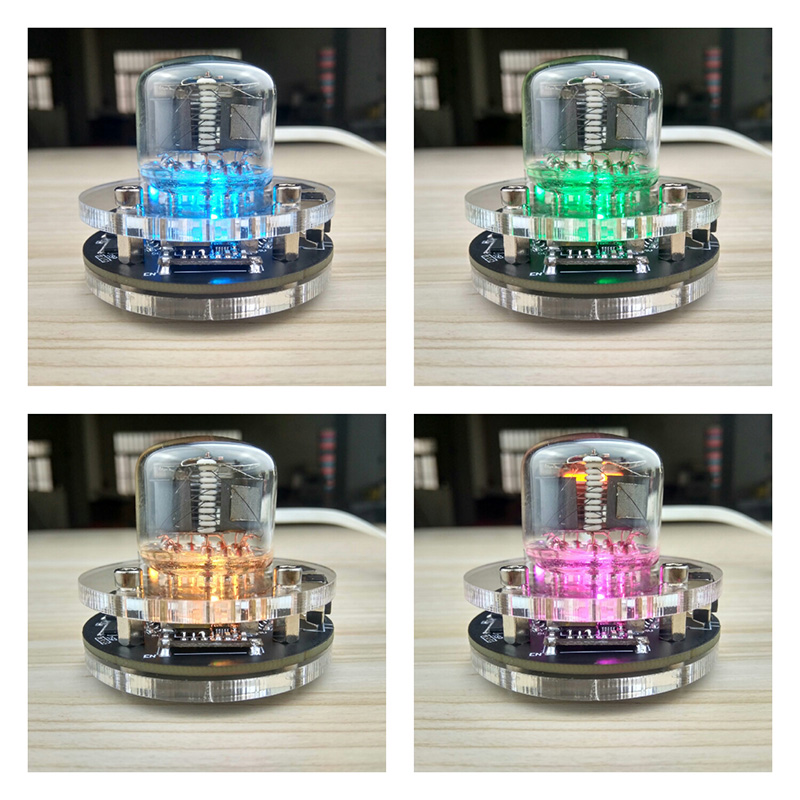 QS30 Gloed Buis Klok 1-bit Geïntegreerde QS30-1 SZ-8 SZ3-1 SZ1-1 ZM1020 Gloed Buis Klok RGB LED Nixie Klok geen Buizen