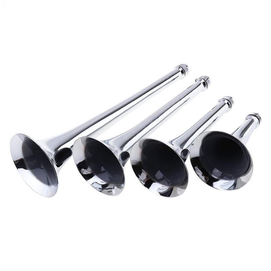 12V / 24V 150dB Super Loud Four Trumpet Air Horn Car Styling Parts Car Auto Loudspeaker for Car Vehicle Truck Train Boat SUV
