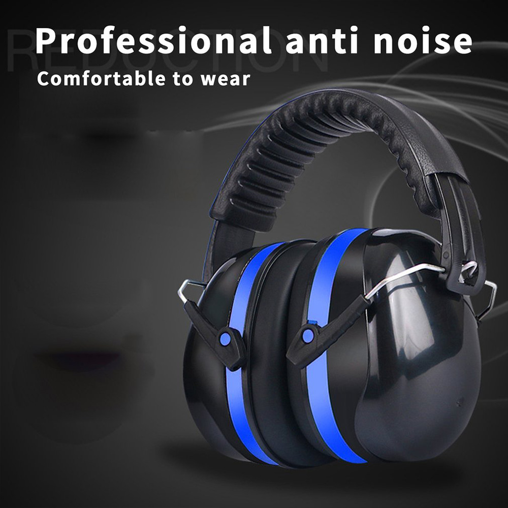 Strengthen Soundproof Earmuffs Anti-Noise Headphones Shooting Sleep Learning Mute Earmuffs Drum Protection Headsets