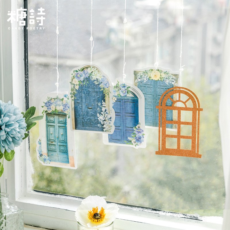 Juego de 15 piezas de Material de ventana de celosía Vintage, papeles decorativos para álbumes de recortes de Collage y proyectos de manualidades DIY