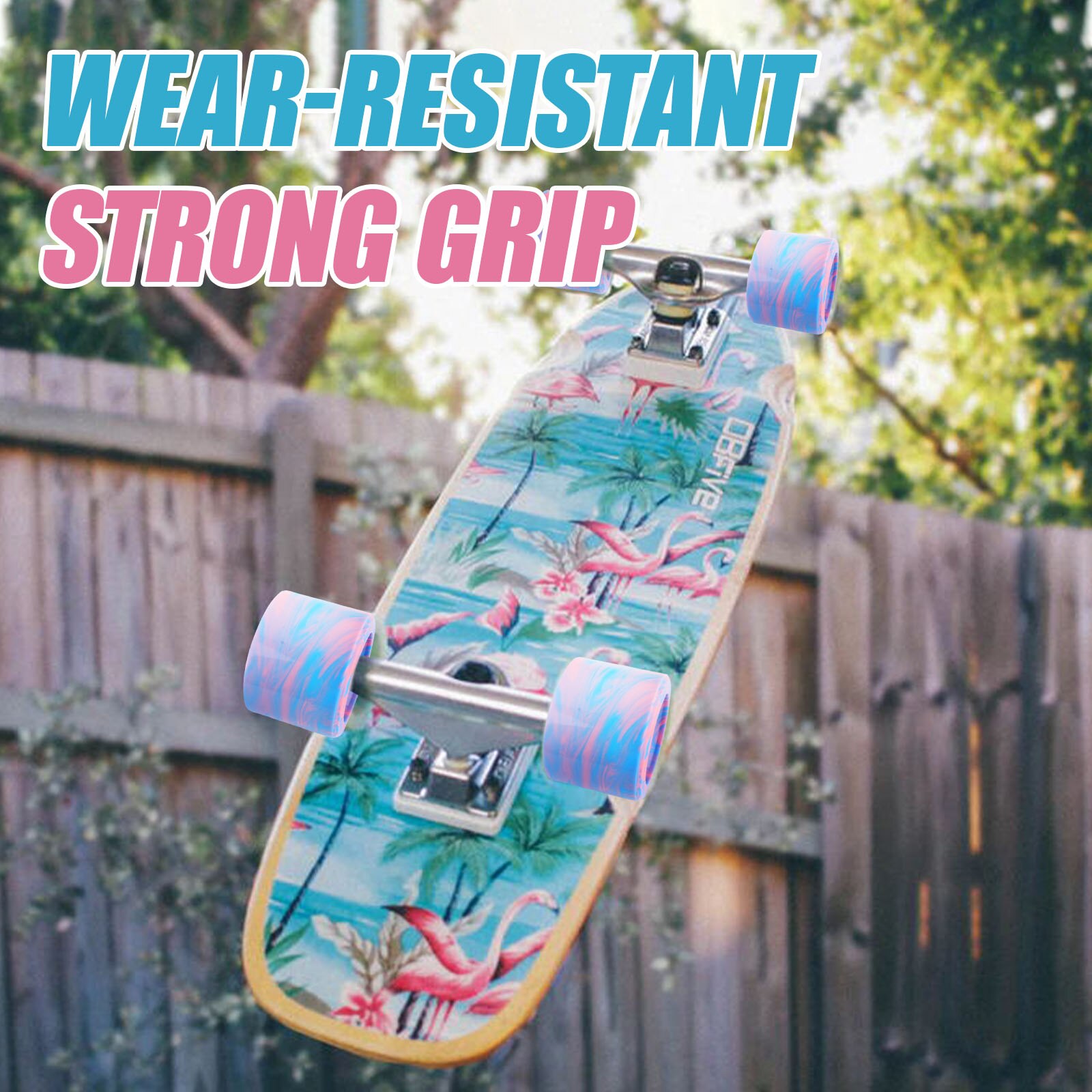 Ronime-ruedas de patinete ABEC-9 78A, accesorios de repuesto de PU de alto rendimiento para Longboard, 4 piezas