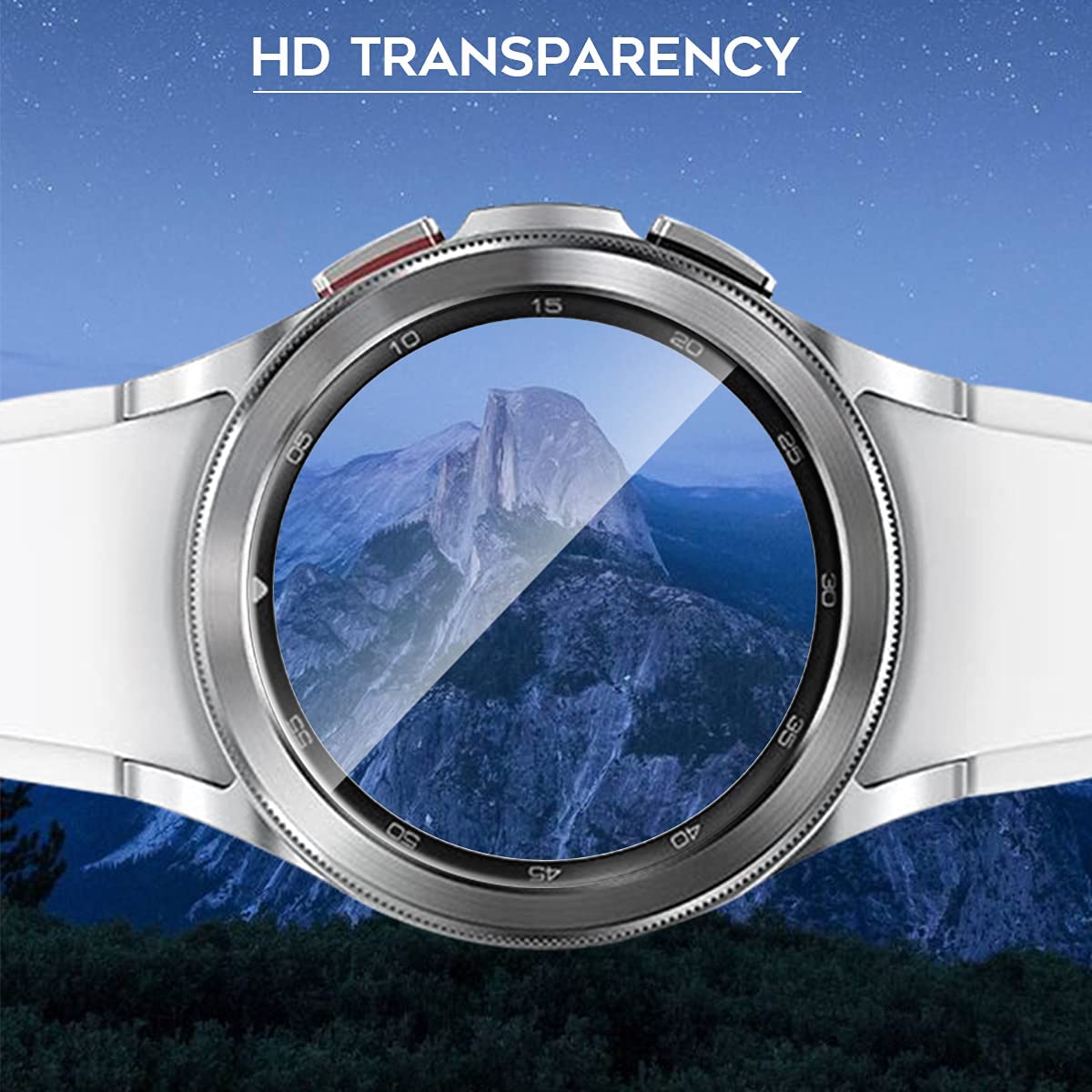 Protecteur d'écran pour Samsung Galaxy Watch 4, en verre trempé, Film hydraulique transparent HD, 44mm 40mm, Classic 46mm 42mm, accessoire