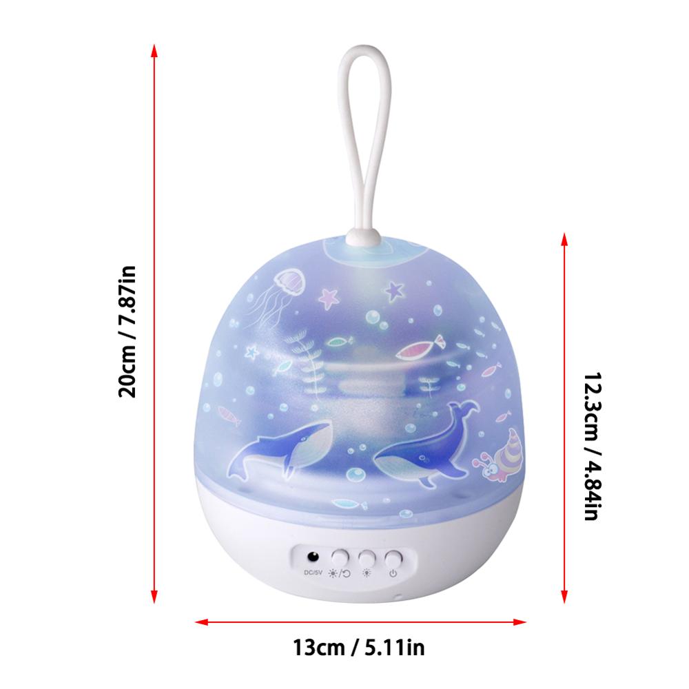 Led Night Light Projector Star Moon Sky Roterende Batterij Operated Bedlampje Voor Kinderen Kids Baby Slaapkamer Nursery