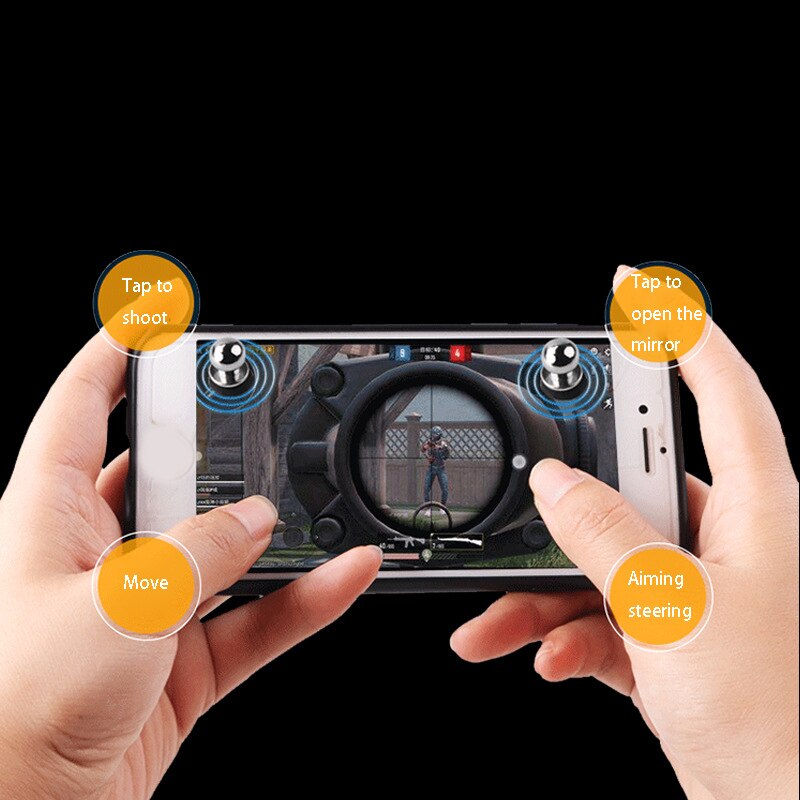 Mobiele Telefoon Game Joystick Draagbare Sucker Rocker Ronde Mini Controller Knop