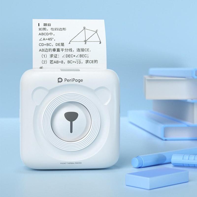 3 Rolls PeriPage Mini Portable Pocket Thermal Photo Printer Sticker Paper Printing Roll Paper papel fotografico para impresora
