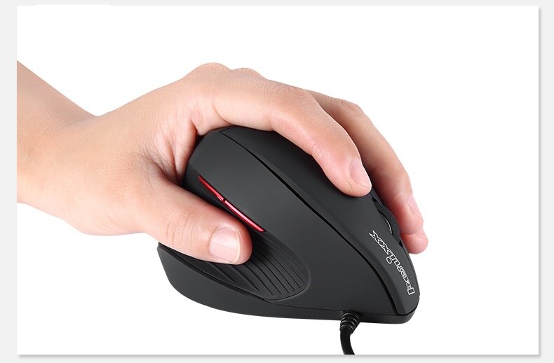 German PERIMICE-518(Wired)/718 2.4GHz USB Wireless Left Handed Ergonomic Vertical Mouse Computer Notebook Mouse