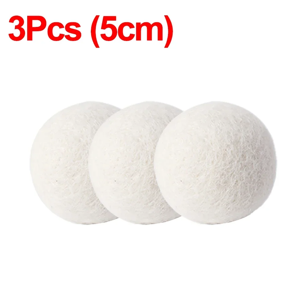 6Pcs Wiederverwendbare Wolle Trockner Bälle Kleidung Weichspüler Wäsche Fleece Trockner Ball Kit Hause Kleidung Trockner Waschmaschine 3/4/5/6/7cm: Lavendel