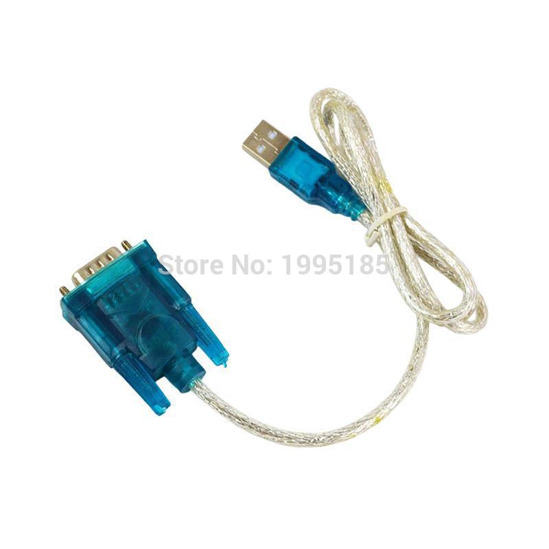 1 stk rs -232 hl-340 usb til  rs232 hl340 com port seriel pda 9 pin  db9 kabel adapter support windows 7 64