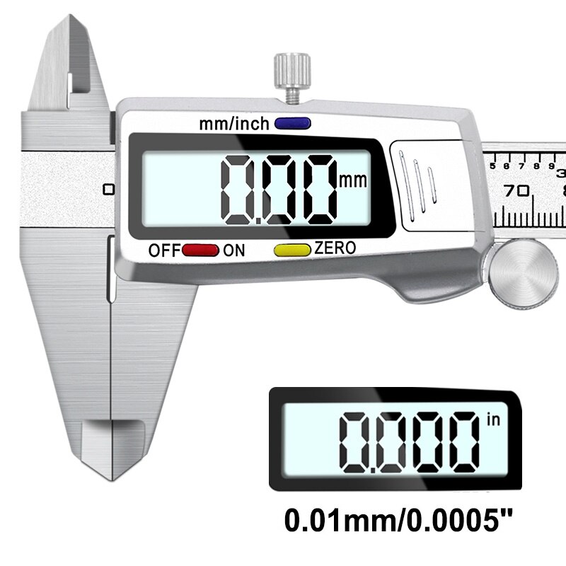 6 inch 0-150mm stainless steel electronic digital vernier caliper measuring accuracy micrometer