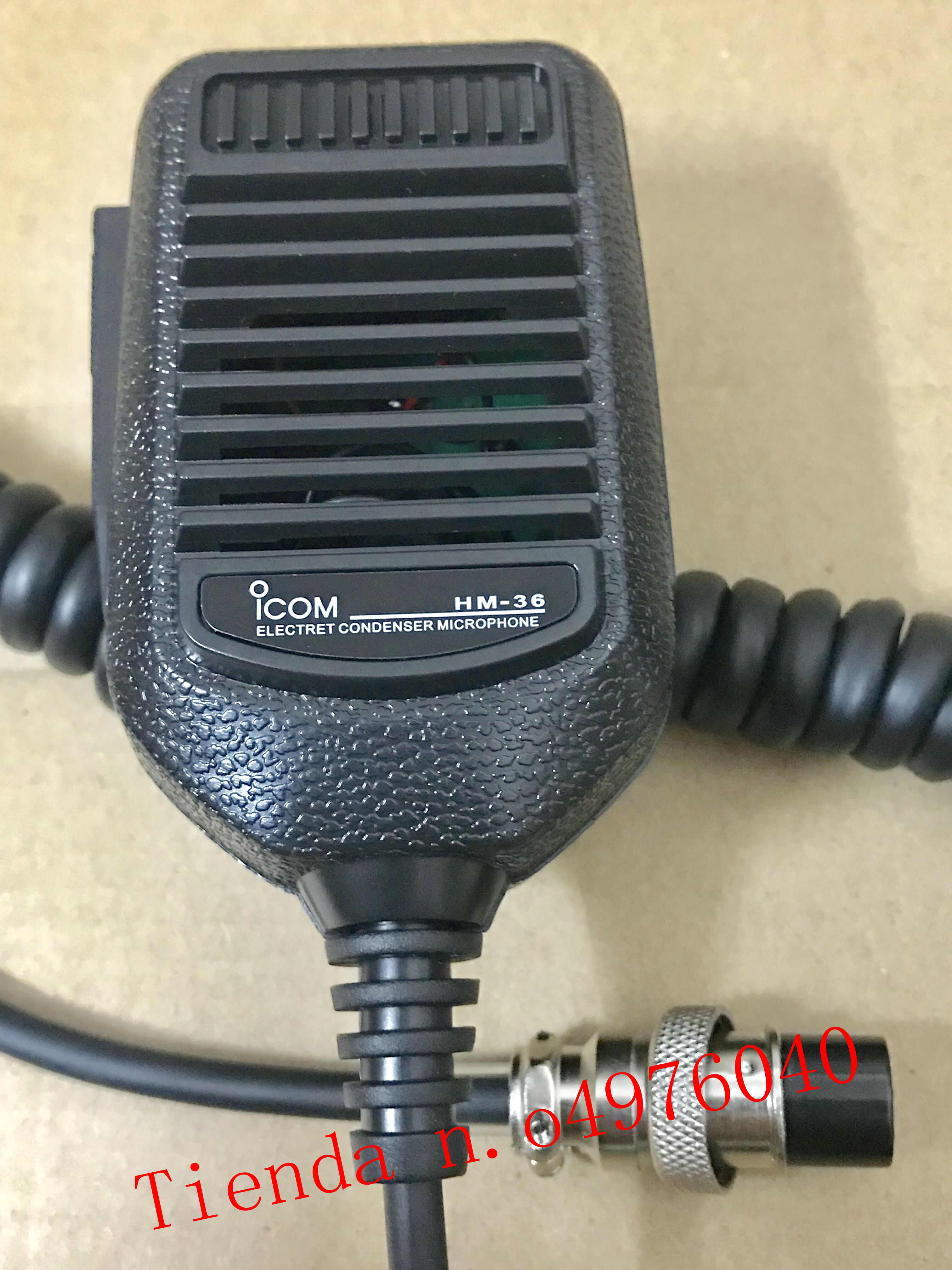 HM-36 Luchtvaart Hand Microfoon Radio Microfoon ICOM Radio IC-718 IC-78 IC-765 IC-761 IC-7200 IC-7600