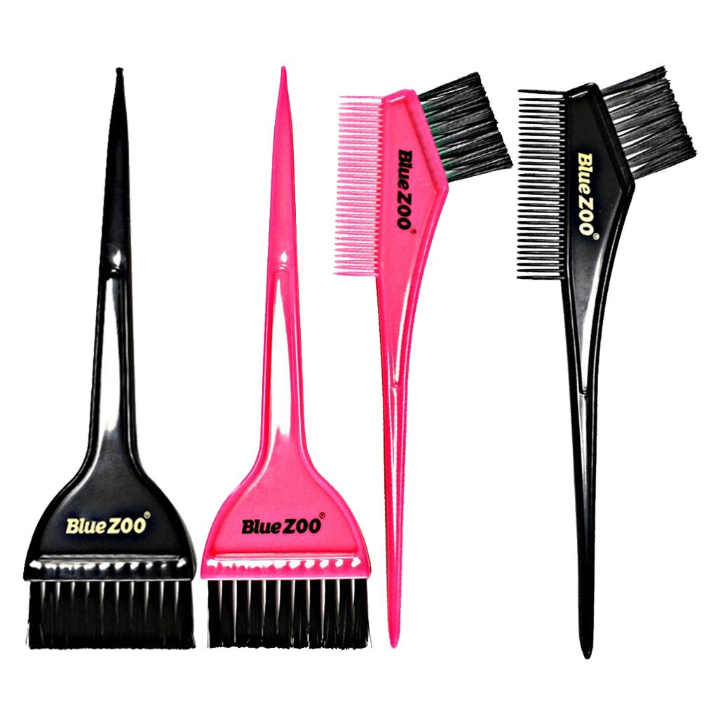 4pcs Hair Color Brush Set, Hair Dye Brush Set, Rat Tail Comb