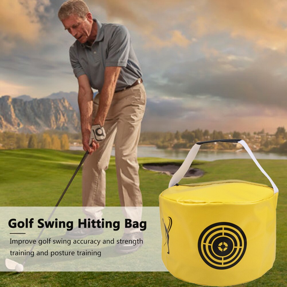 Golf Impact Power Smash Bag Swing Training Aids Swing Speed Trainer Hitting Practice Bags Golf Exercise Equipment