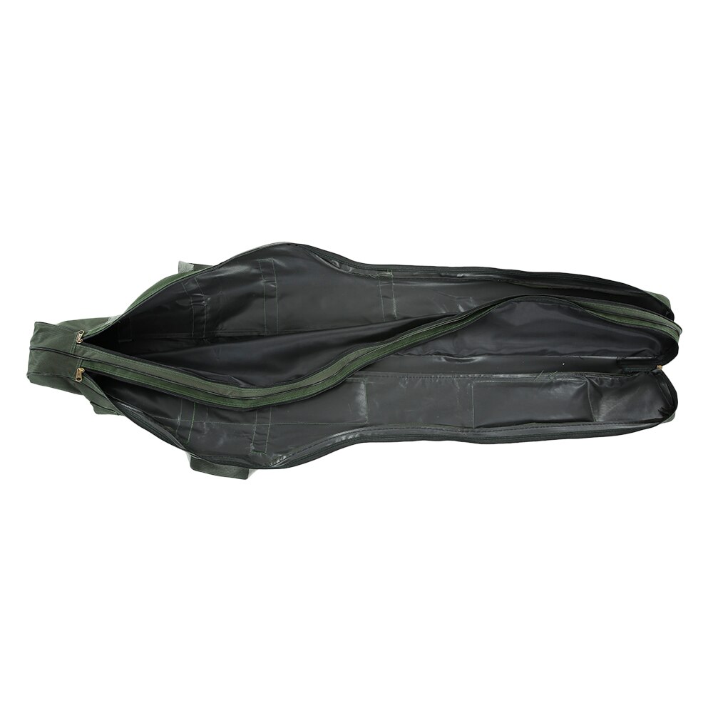 Lixada 80/150/210cm Fishing Bag Oxford Cloth Folding Fishing Rod Reel Bag Fishing Tackle Storage Bag Fishing Bag Carrier 2Layer
