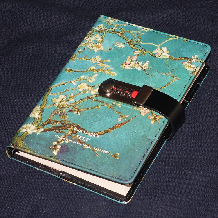 Cuaderno de diario con bloqueo de contraseña, páginas, 130 páginas, para estudiantes que mantienen secretamente la agenda, 260: Púrpura