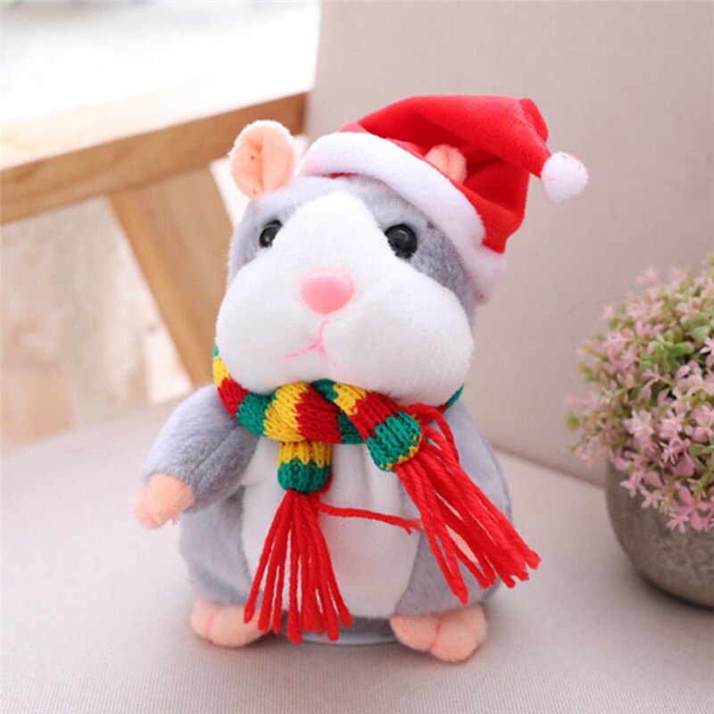 Brutale hamster kerst baby kinderen blik pratend speelgoed: C3 16cm