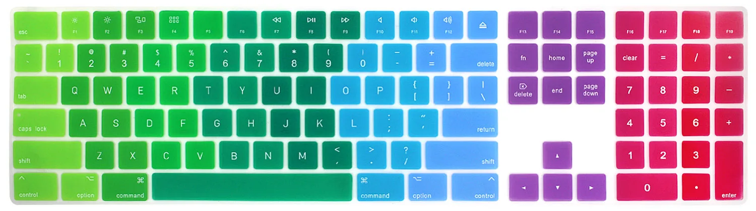 Voor Apple Magic Toetsenbord A1843 Met Numeriek Pad Us Engels Versie Keyboard Skin Cover Mult