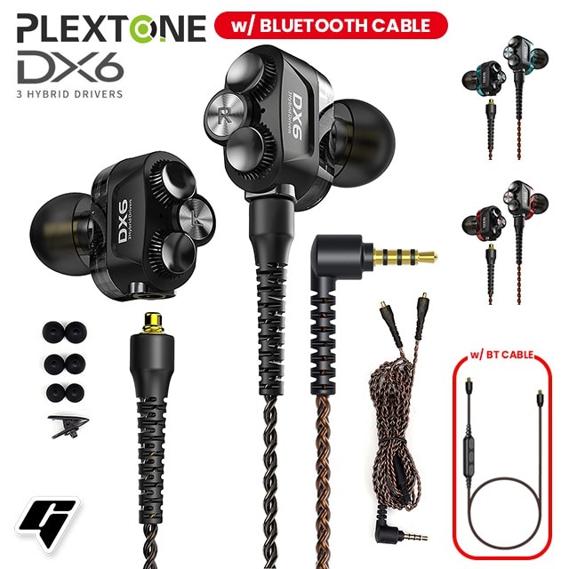 Dx6 afneembare sport oordopjes, combineerbare bluetooth oordopjes type c, bekabelde in-ear oordopjes met stereobas voor huawei xiaomi