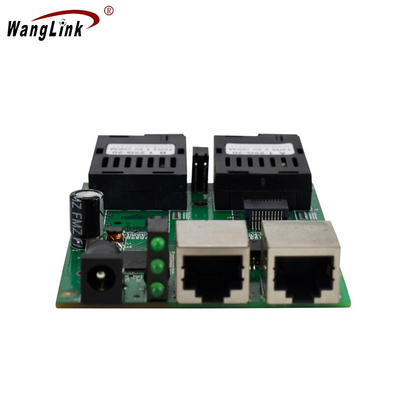 10/100/1000M Gigabit Ethernet Switch Ethernet Fiber Optische Media Converter Single Mode 2 RJ45 Utp En 2 Sc Fiber Poort Board Pcb