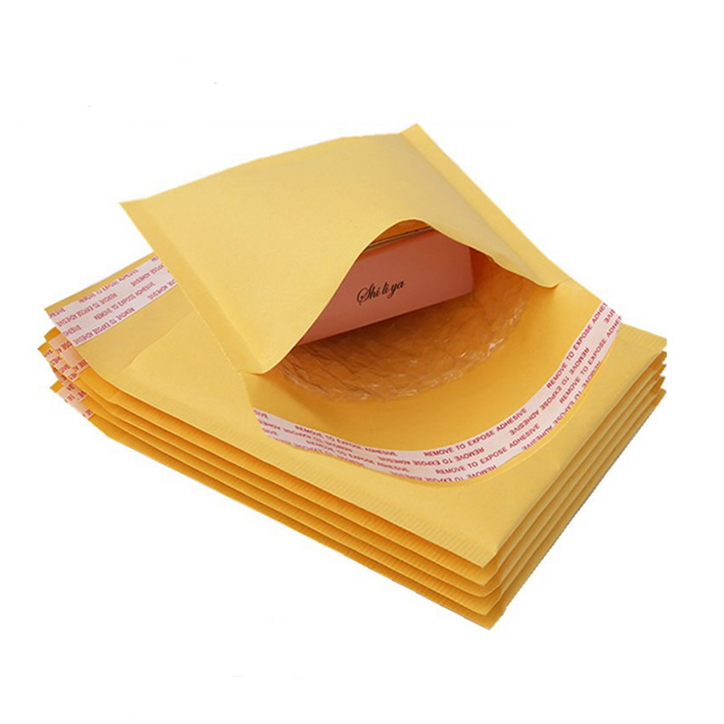 Kraft Paper Bubble Envelopes Bags Mailers Padded Envelope With Bubble Mailing Bag Use for Menstrual Pads