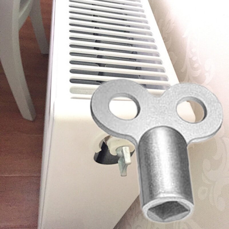 5 stk radiator udluftningsnøgle udluftningsnøgle udstødningsventil nøgle zink legering firkantet varmelegeme dele alle radiatorer radiatorudlufter